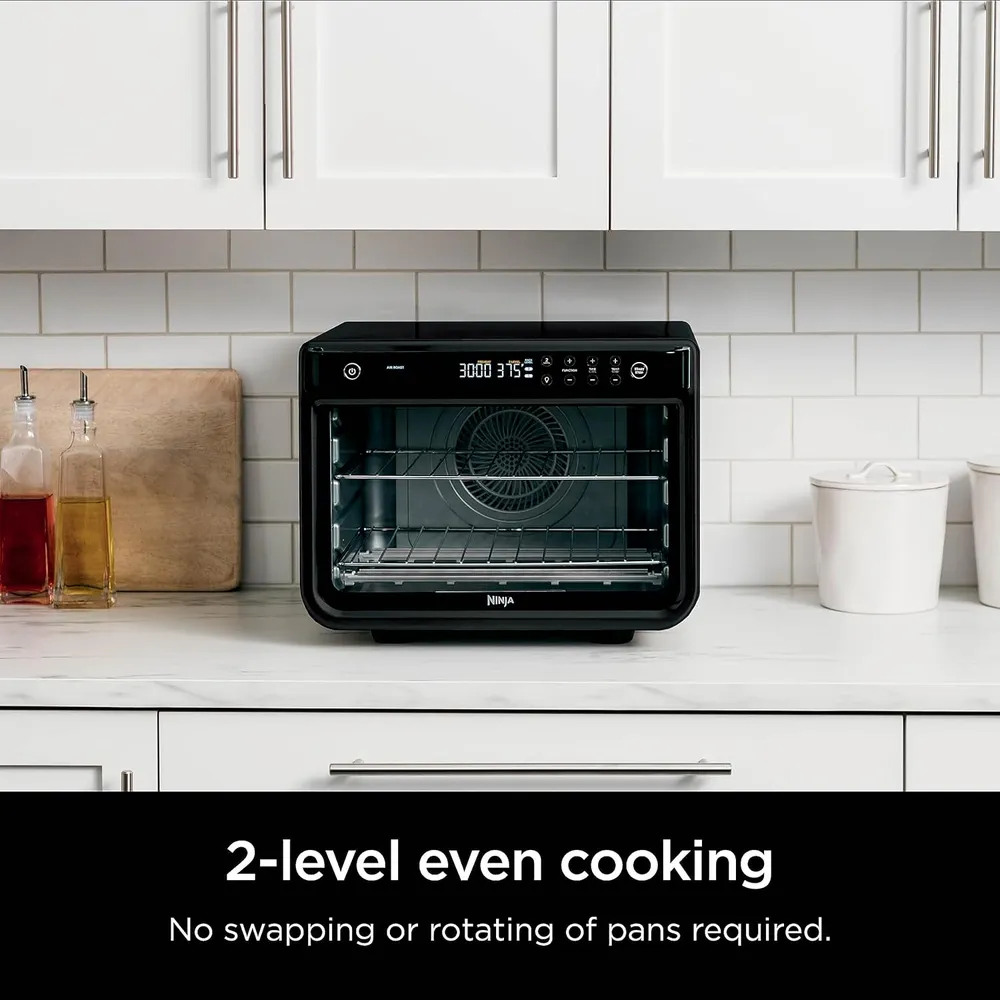 NINJA HORNO TOSTADOR FOODI DT202BK 8 EN 1, XL PRO 12'' 1800 W | NEGRO