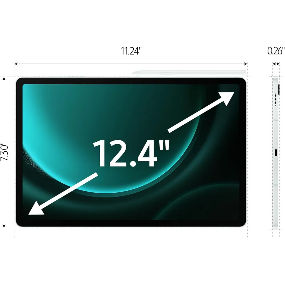 b0ccc3dsjz_1_webp.webp TABLET SAMSUNG GALAXY TAB S9 FE+ 12.4" 128GB (WIFI) + S PEN