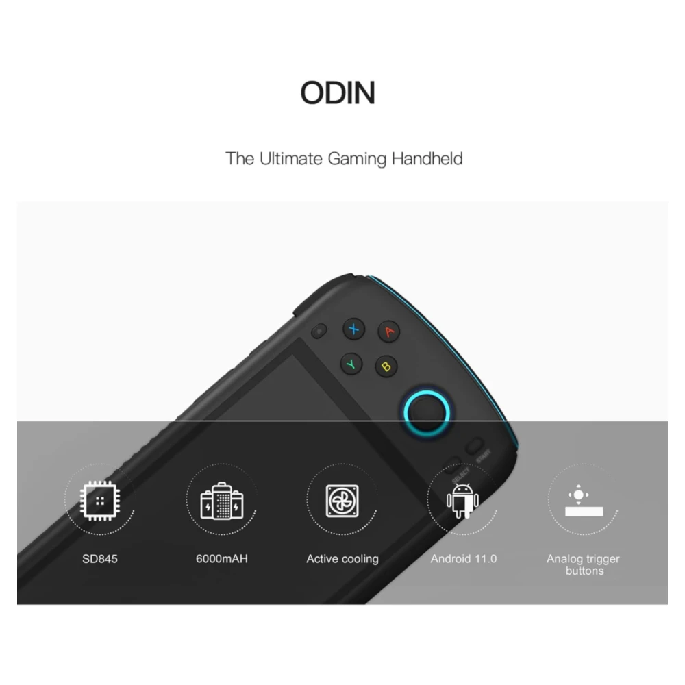 CONSOLA DE MANO AYN ODIN PRO FHD 1080P 128GB | NEGRO