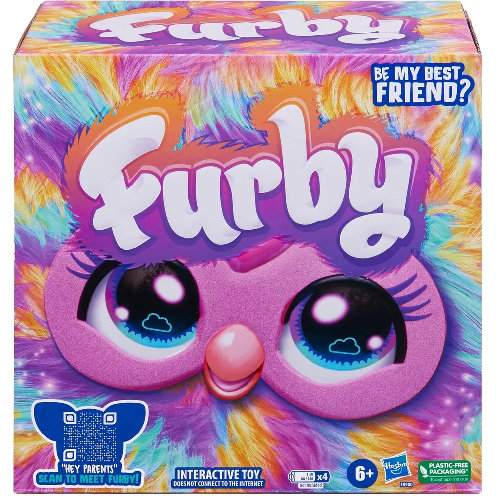 Furby Interactivo con 15 Accesorios | Tie Dye