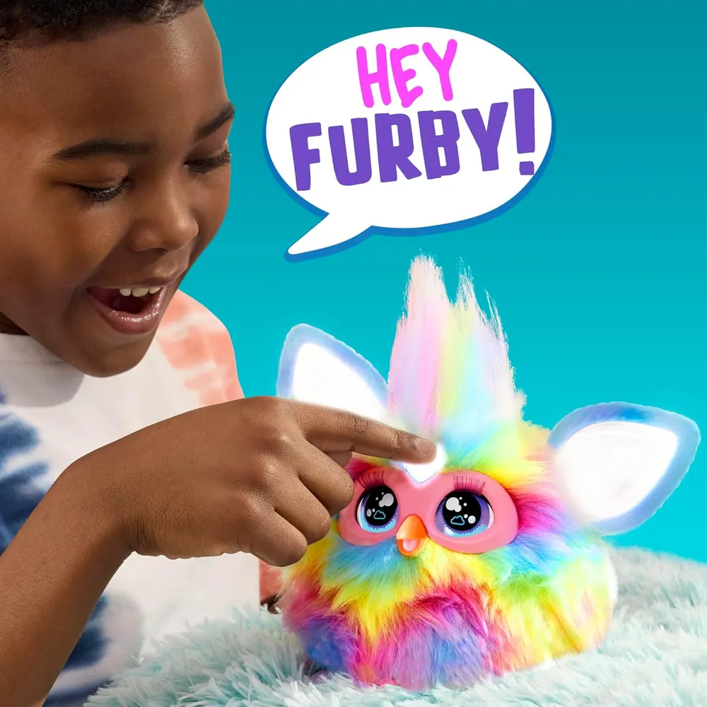 Furby Interactivo con 15 Accesorios | Tie Dye
