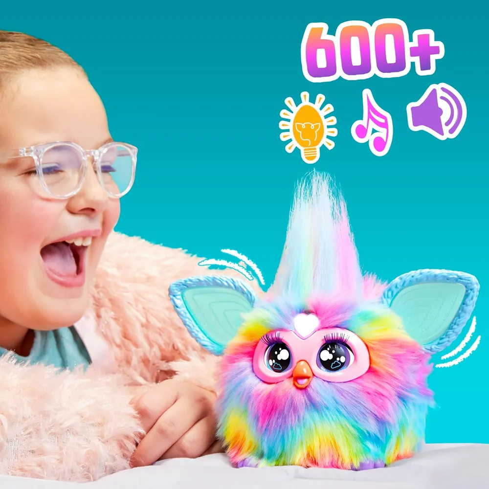 Furby Interactivo con 15 Accesorios | Tie Dye