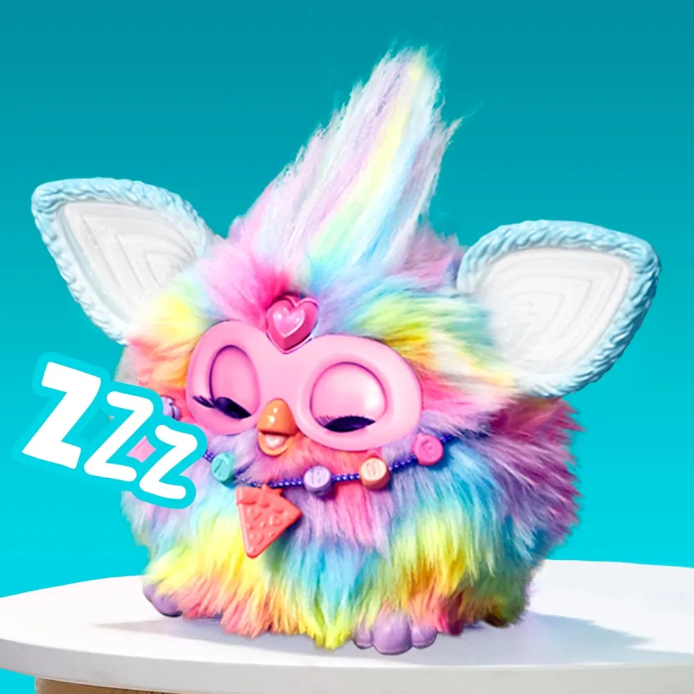 Furby Interactivo con 15 Accesorios | Tie Dye
