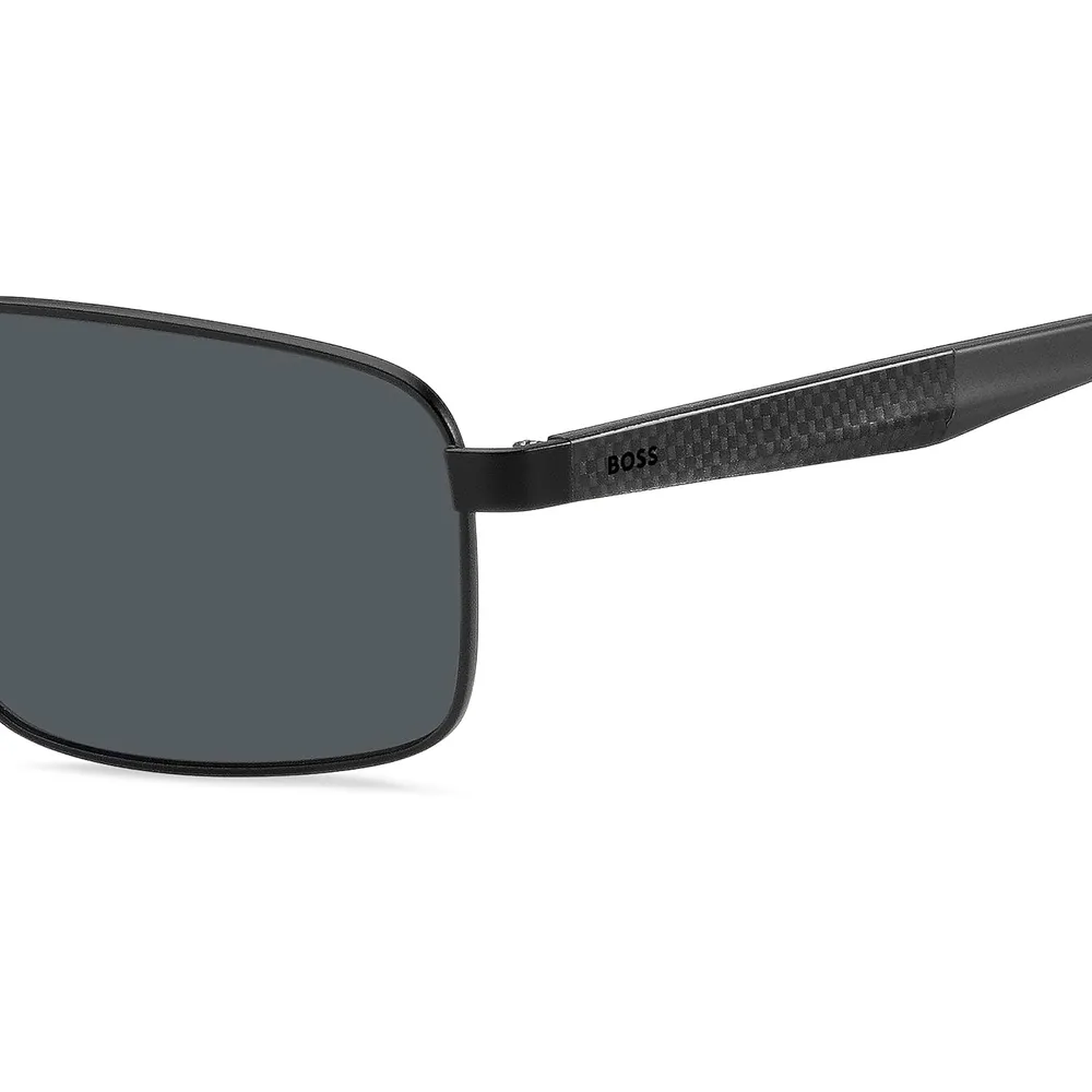 LENTES DE SOL HUGO BOSS 1580/S HOMBRE GRIS NEGRO
