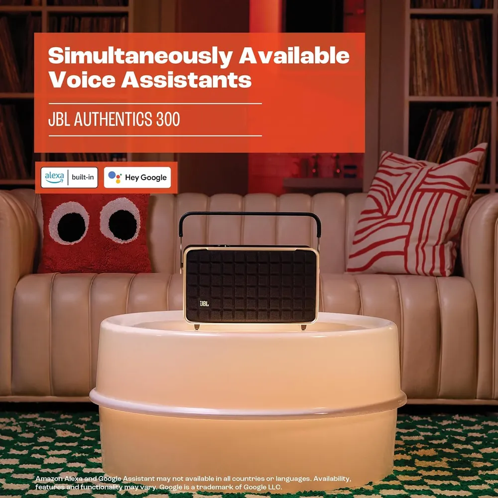 JBL Authentics 300 Altavoz Bluetooth | Negro/Dorado