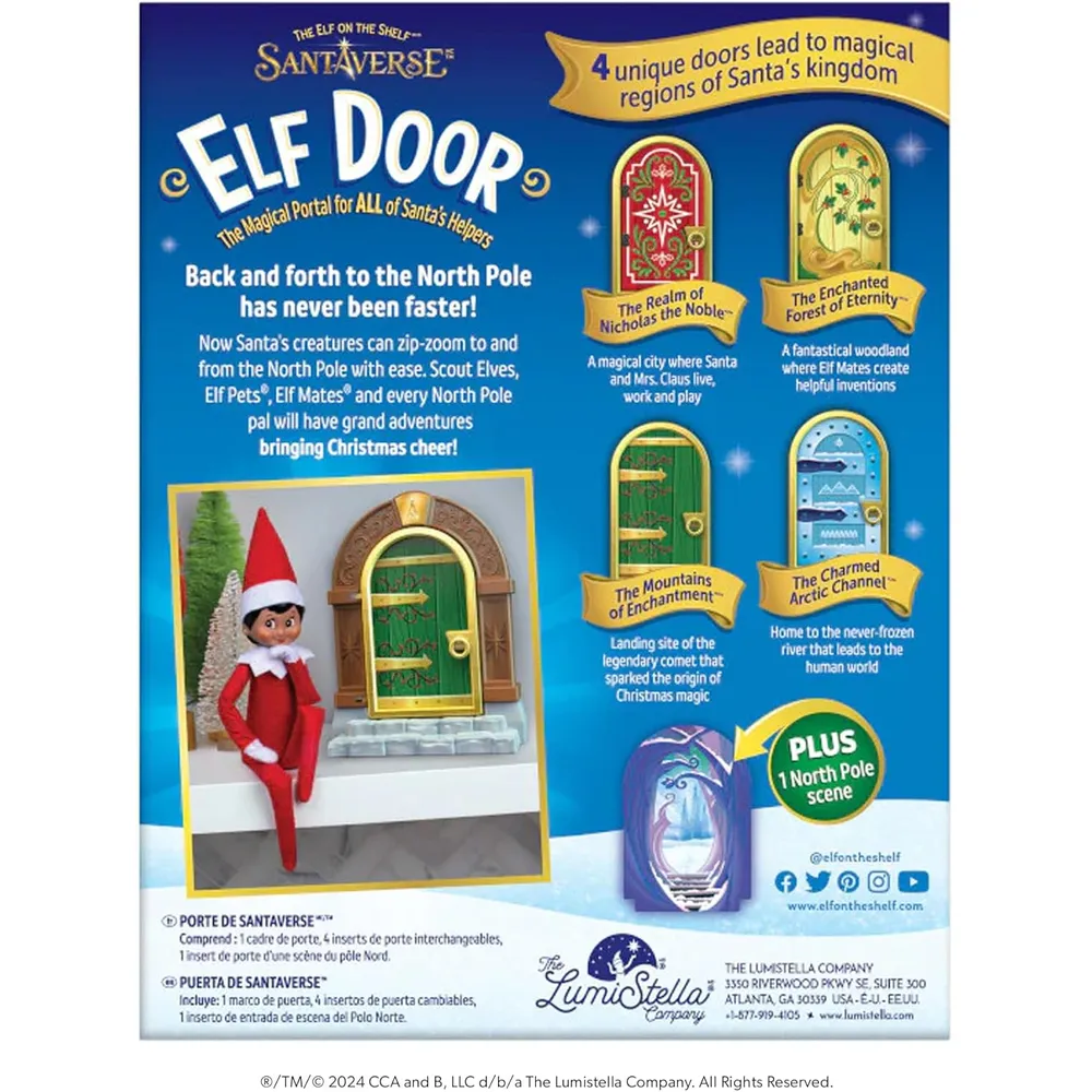 The Elf on the Shelf kit puerta mágica 4 diseños