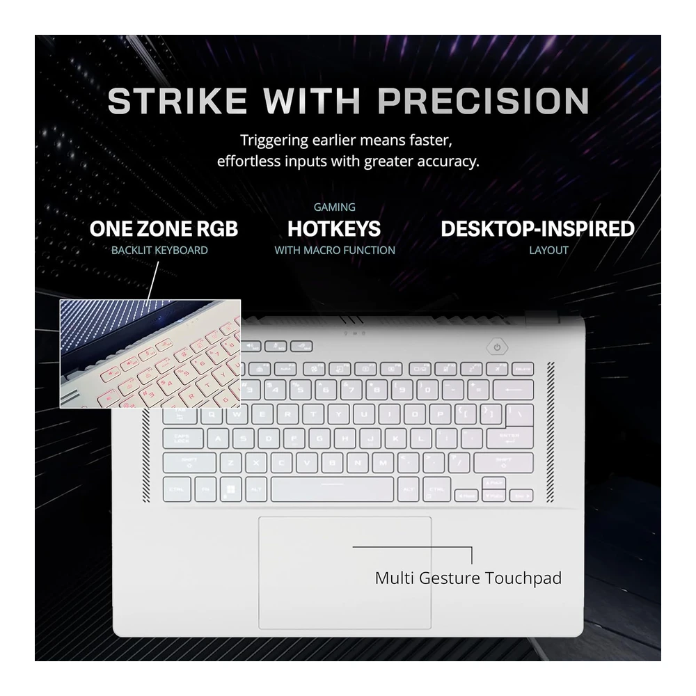 Asus 2022 Rog Zephyrus G14 14' Fhd 144hz Laptop Gaming Amd Ryzen 7-5800hs Nvidia Geforce Rtx 3060 6g 16gb RAM 1tb Pcie SSD Blanco | Blanco