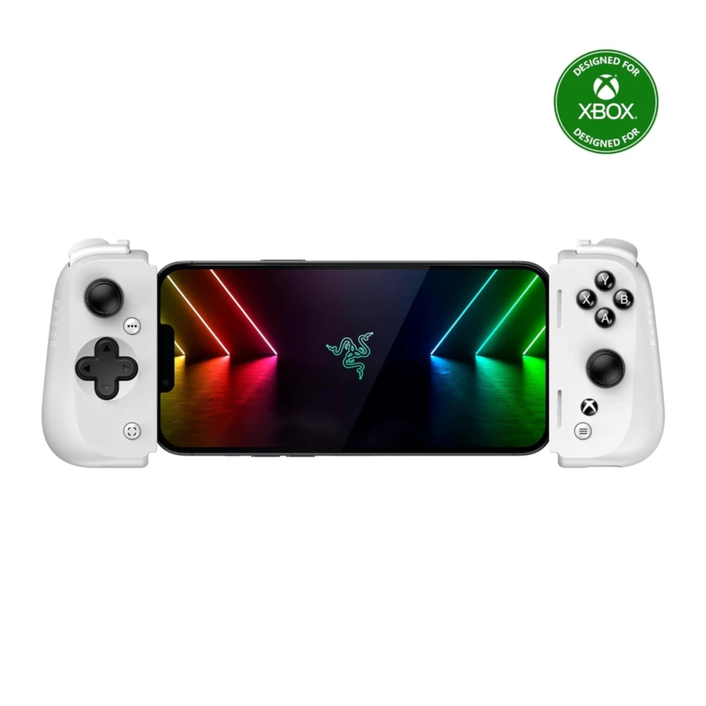 CONTROLADOR RAZER KISHI V2 JUEGOS MÓVIL IPHONE SERIE XBOX | BLANCO
