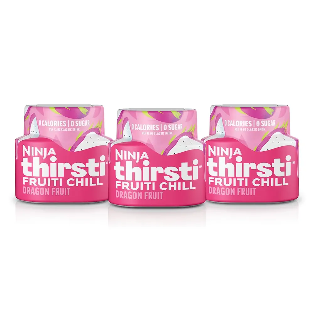 NINJA THIRSTI GOTAS FRUITI CHILL DRAGON FRUIT 17 BEBIDAS 355 ML |PACK X3