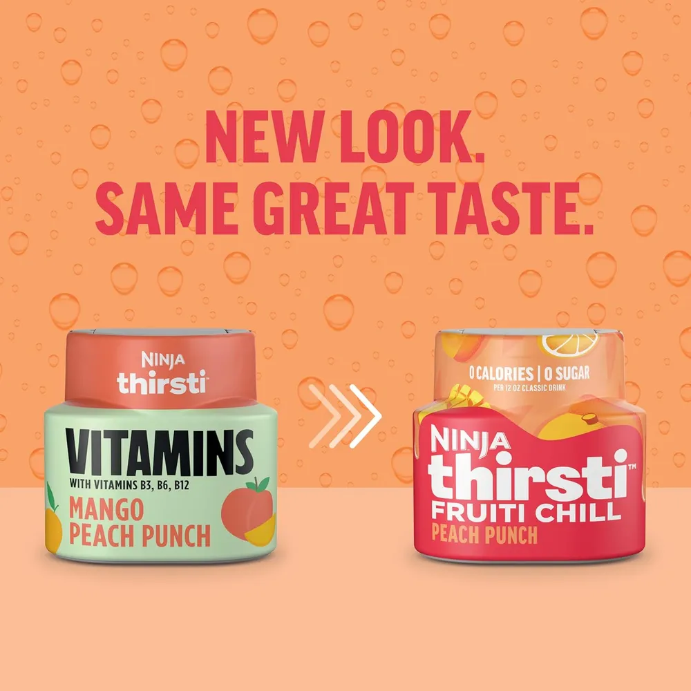 NINJA THIRSTI GOTAS FRUITI CHILL DURAZNO 17 BEBIDAS 355 ML |PACK X3