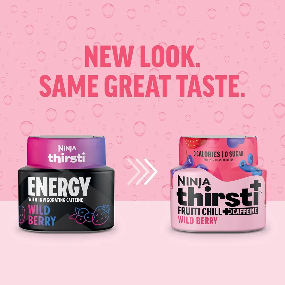 NINJA THIRSTI GOTAS FRUITI CHILL+ FRUTOS DEL BOSQUE 17 BEBIDAS 355 ML |PACK X3