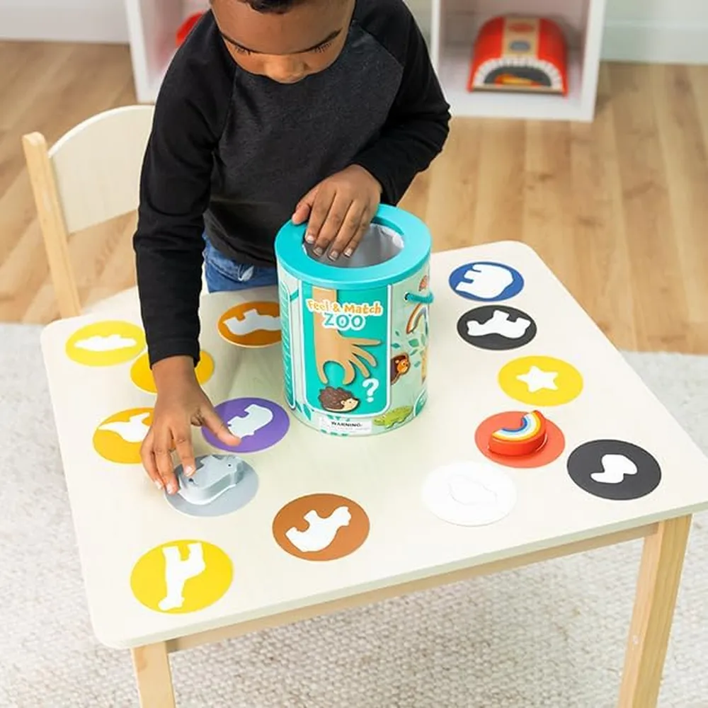 JUEGO SENSORIAL FEEL & MATCH ZOO FAT BRAIN TOYS