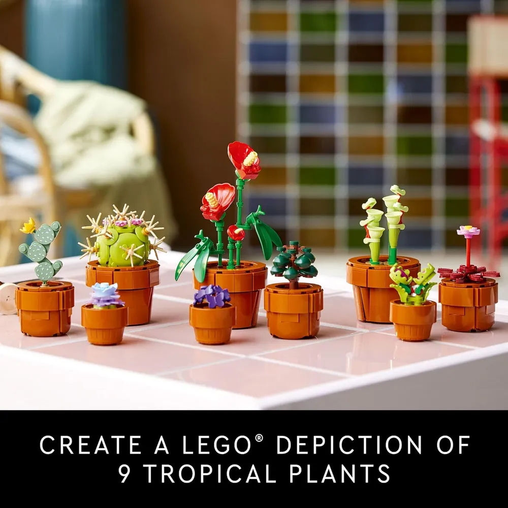 LEGO BOTANICALS PEQUEÑAS PLANTAS ARTIFICIALES