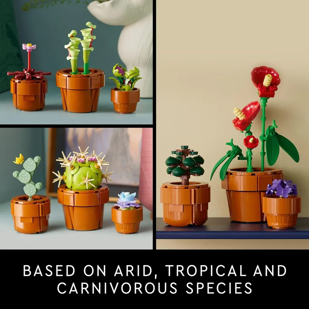 LEGO BOTANICALS PEQUEÑAS PLANTAS ARTIFICIALES