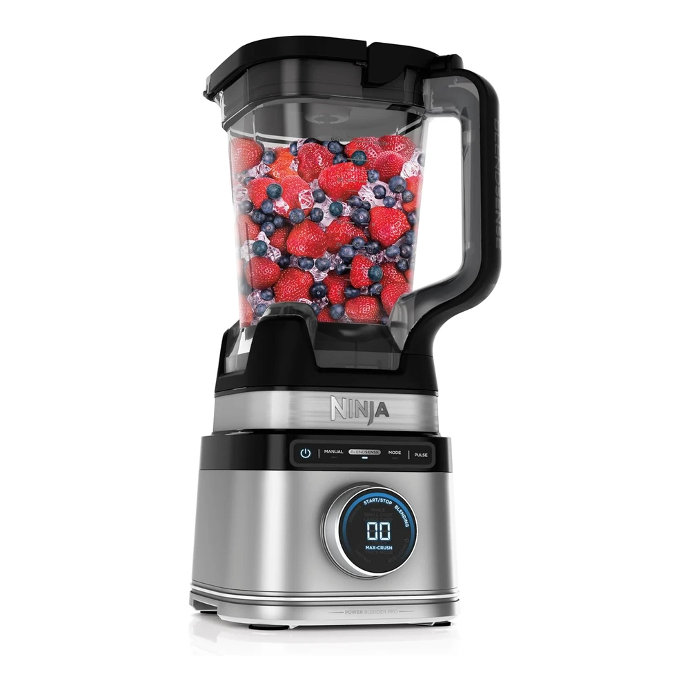 NINJA TB201 DETECT POWER BLENDER PRO - TECNOLOGÍA BLENDSENSE - PARA BATIDOS - BATIDOS Y MÁS - 1800 VATIOS DE PICO - 72 ONZAS - JARRA - LICUADORA - NEGRO