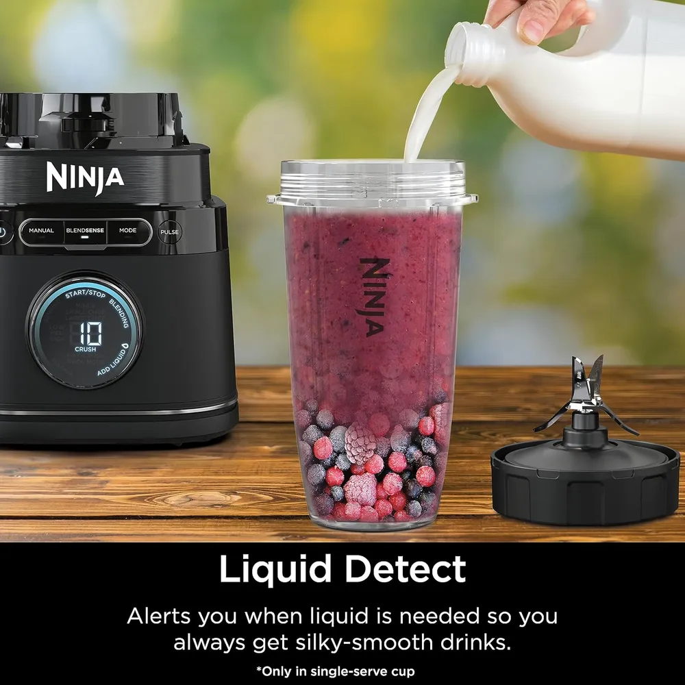 NINJA LICUADORA Y PROCESADOR BLENDSENSE TB401 1800 W 72 OZ / 2.13 L | NEGRO