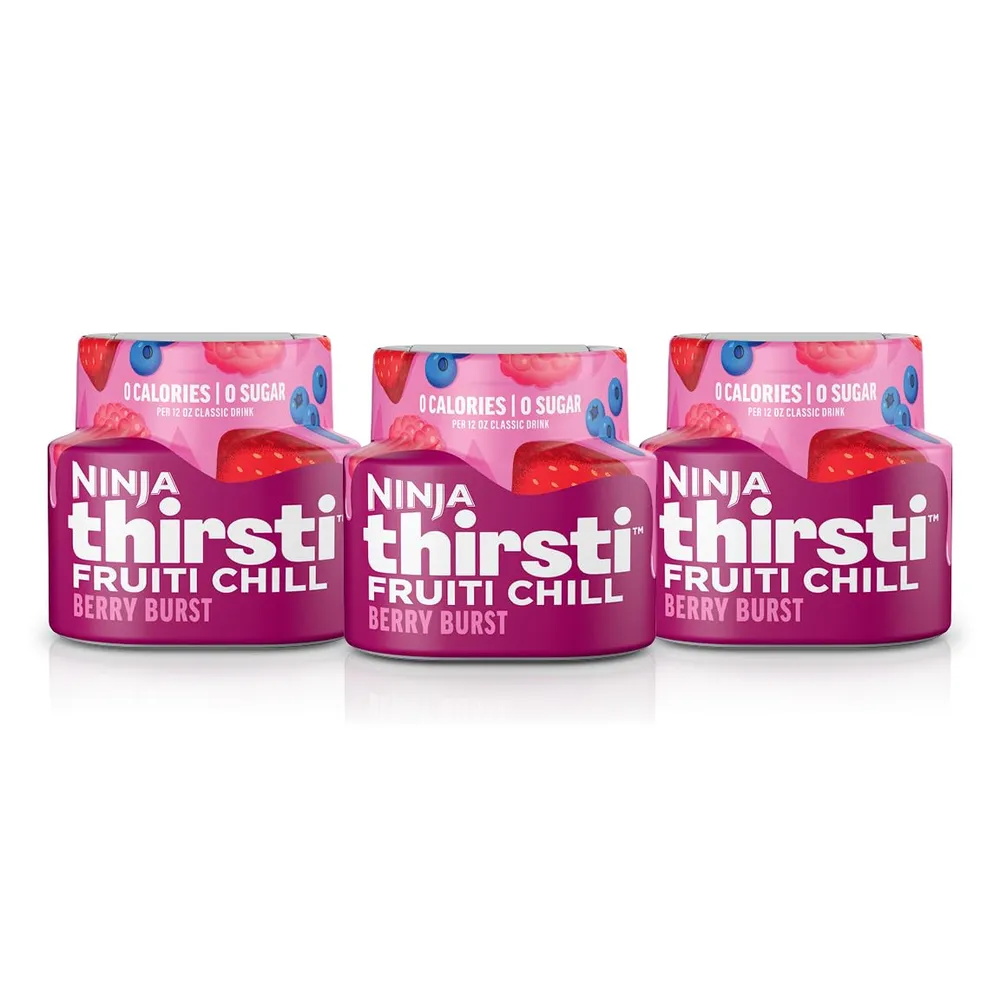 NINJA THIRSTI GOTAS FRUITI CHILL BERRY BURST 17 BEBIDAS 355 ML |PACK X3