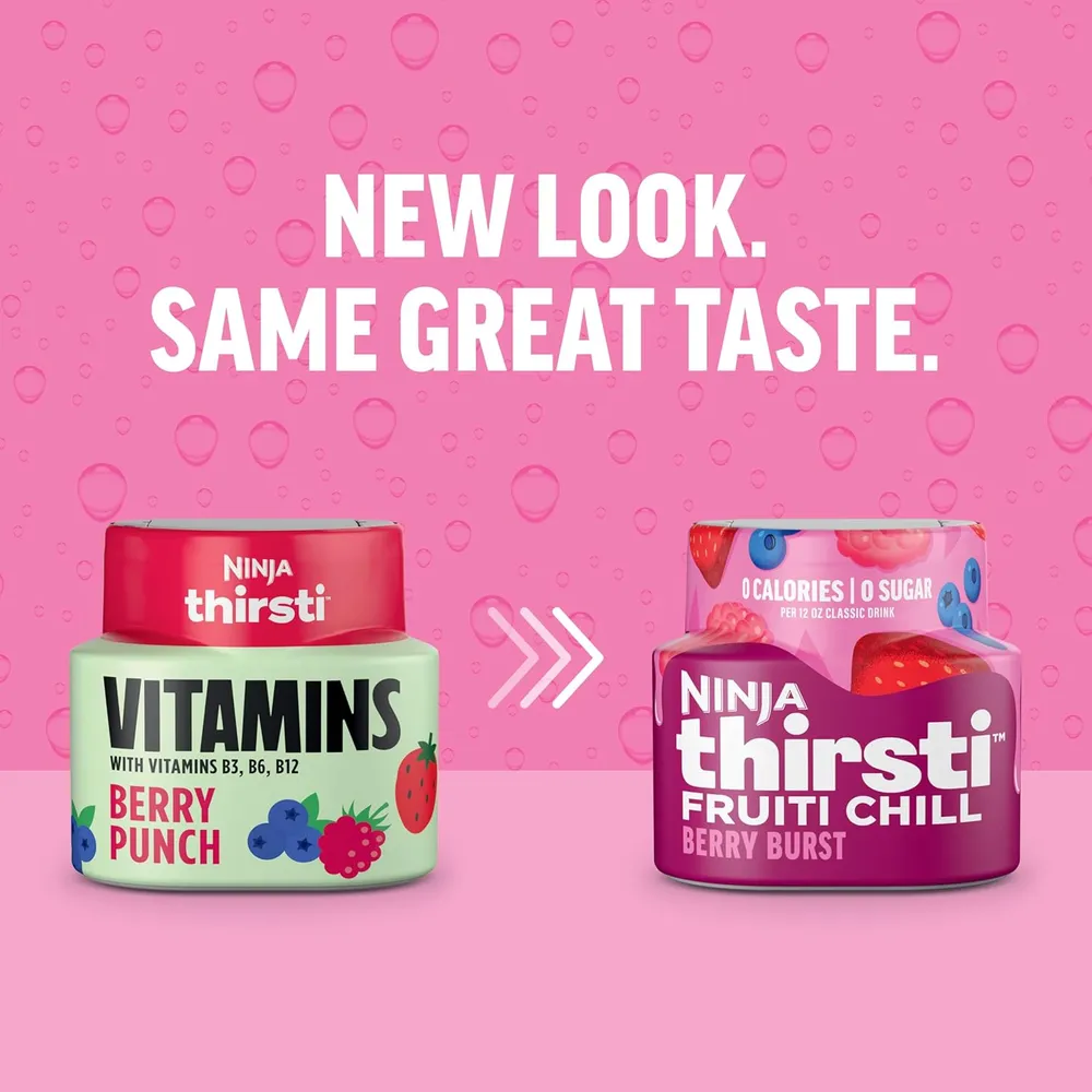 NINJA THIRSTI GOTAS FRUITI CHILL BERRY BURST 17 BEBIDAS 355 ML |PACK X3