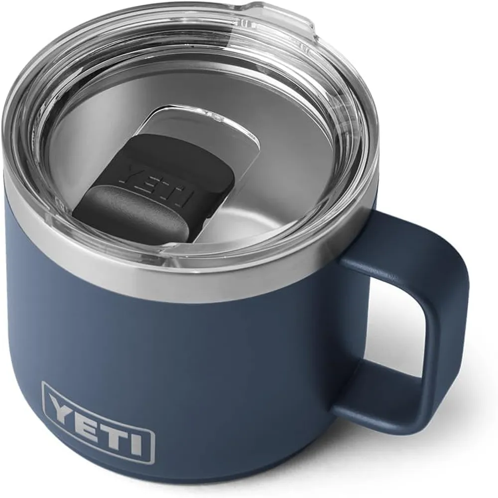 YETI Rambler Taza Apilable con Tapa Magslider de 14 oz | Azul Marino