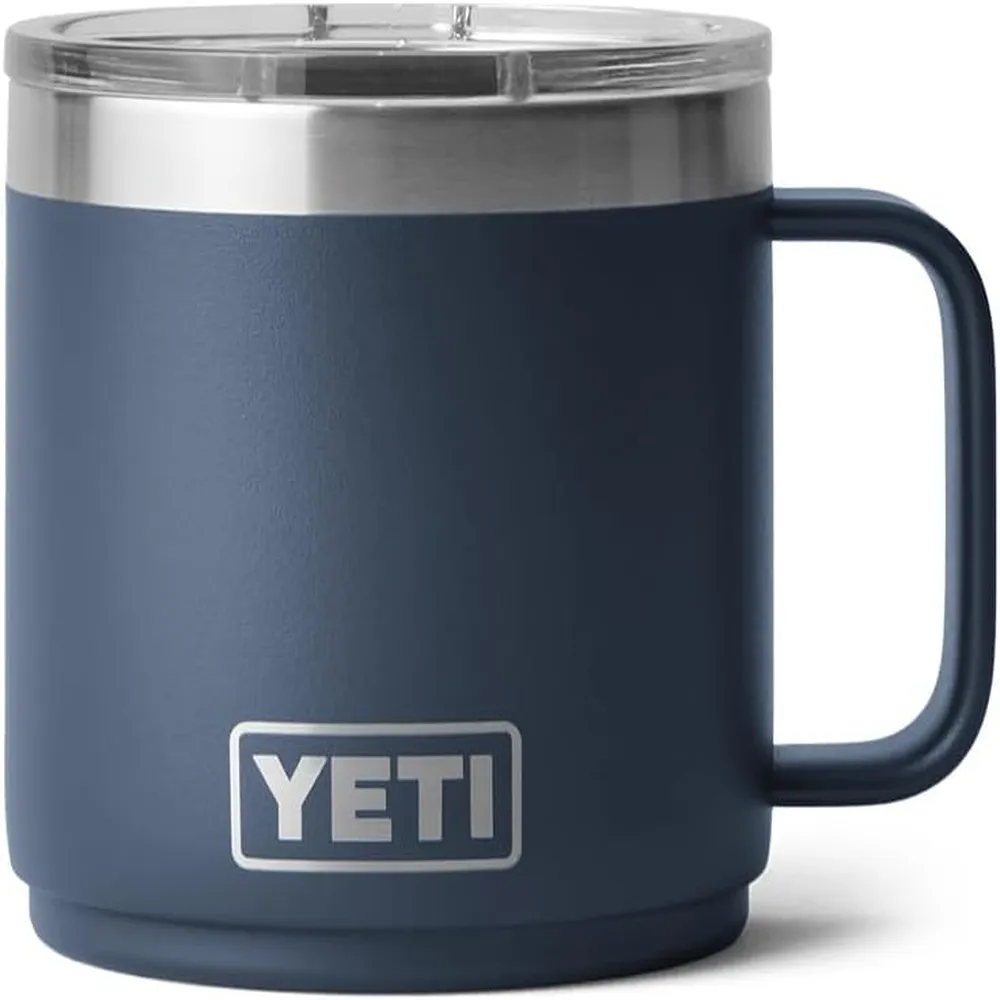 YETI Rambler Taza Apilable con Tapa Magslider de 14 oz | Azul Marino
