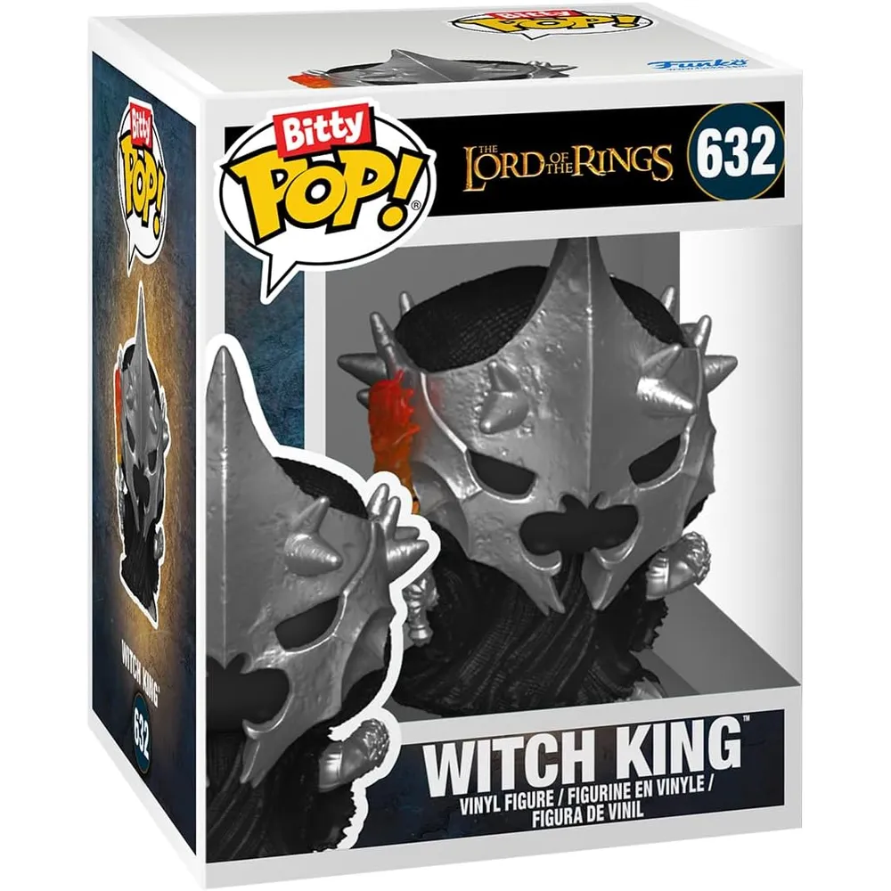 Funko Pop | Pack de 4 Bitty de El Señor de los Anillos (Witch King, Dunharrow King, Lurtz y figura sorpresa)
