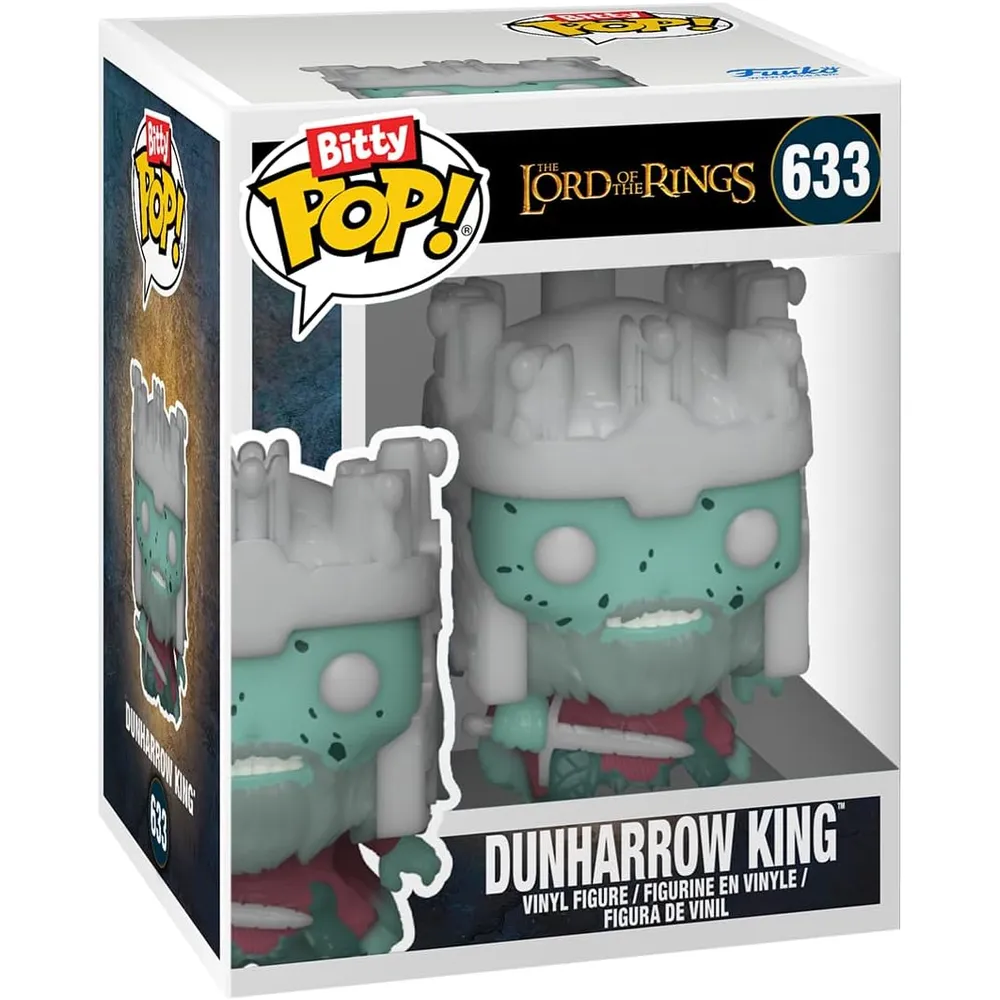 Funko Pop | Pack de 4 Bitty de El Señor de los Anillos (Witch King, Dunharrow King, Lurtz y figura sorpresa)