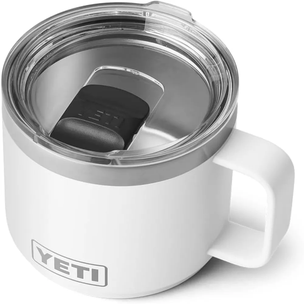 YETI Rambler Taza Apilable con Tapa Magslider de 14 oz | Blanco