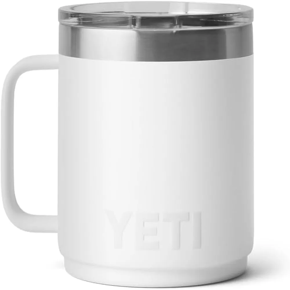 YETI Rambler Taza Apilable con Tapa Magslider de 14 oz | Blanco