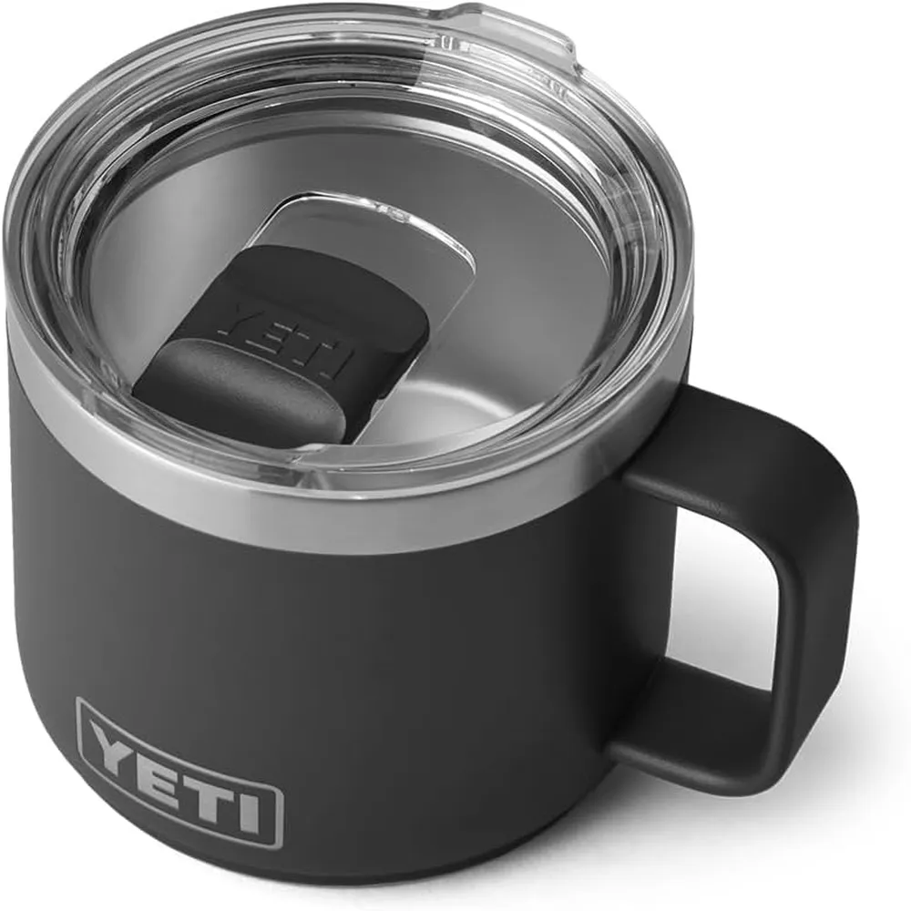 YETI Rambler Taza Apilable con Tapa Magslider de 14 oz | Negro