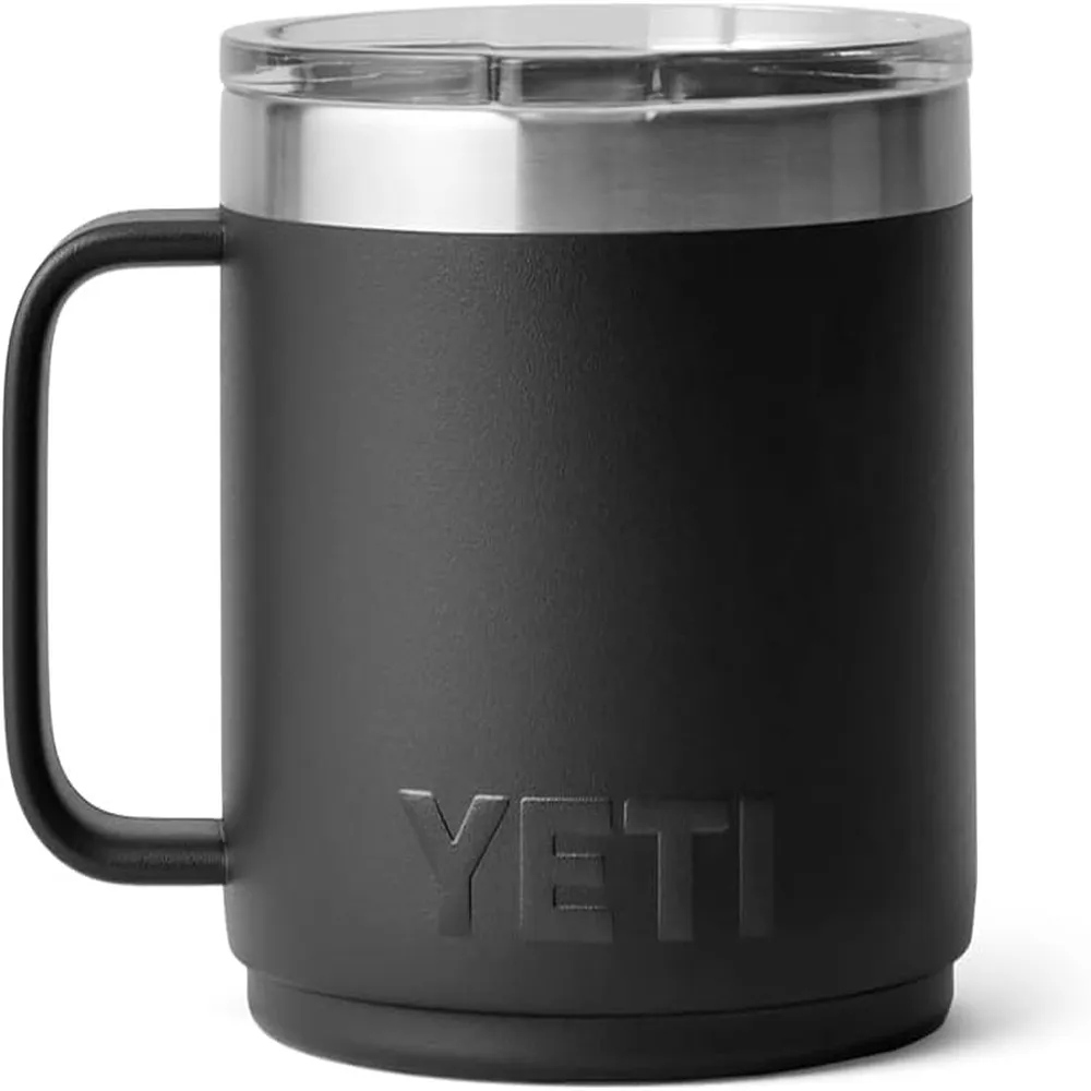 YETI Rambler Taza Apilable con Tapa Magslider de 14 oz | Negro