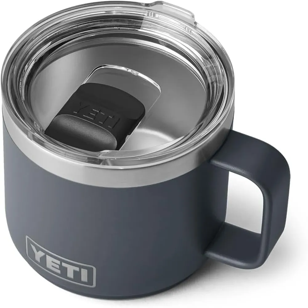YETI Rambler Taza Apilable con Tapa Magslider de 14 oz | Gris