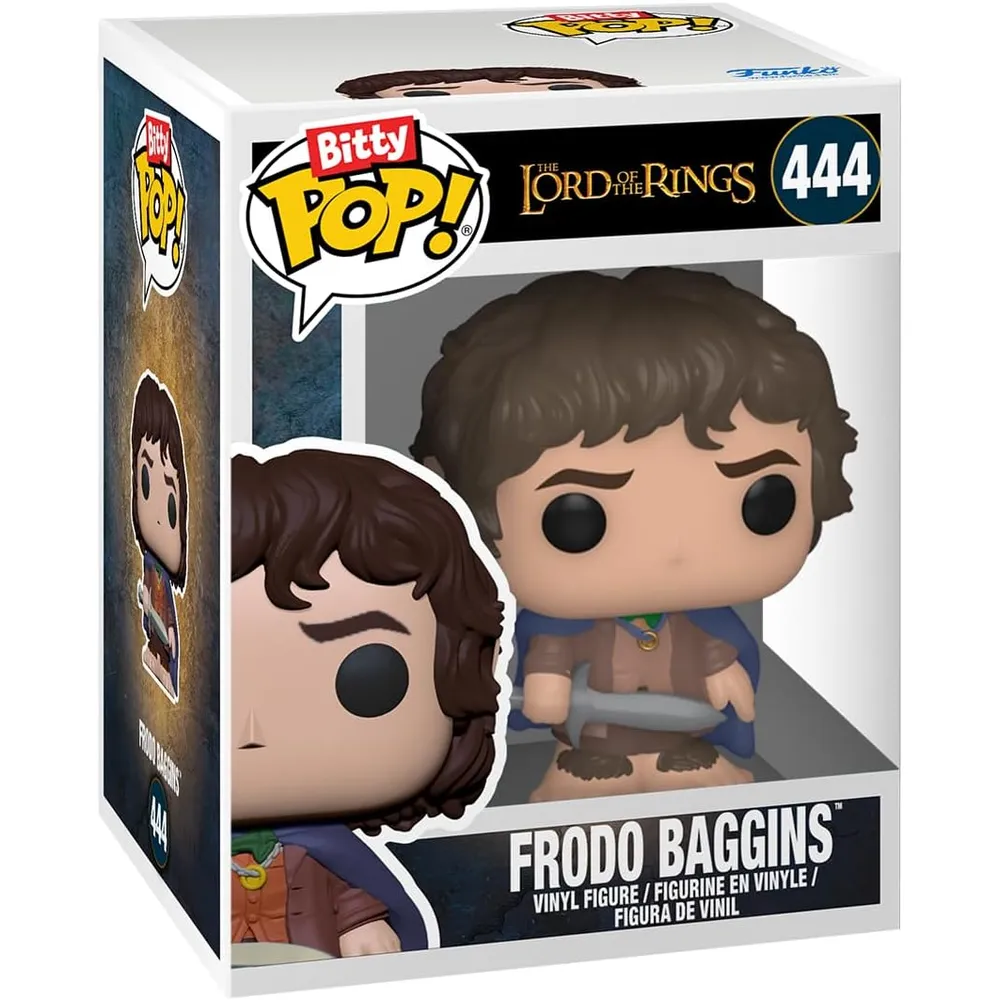 Funko Pop | Pack 4 Bitty de El Señor de los Anillos (Frodo, Gandalf, Gollum y figura sorpresa)