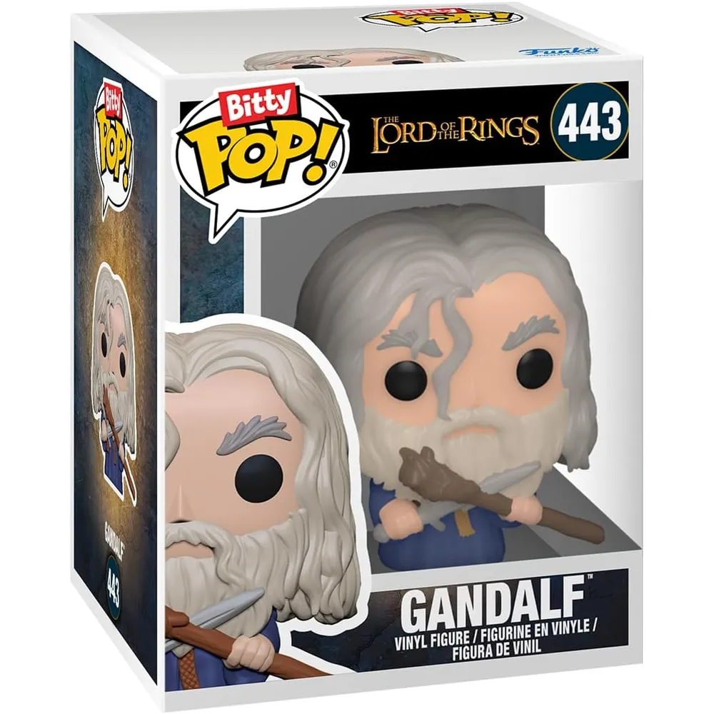 Funko Pop | Pack 4 Bitty de El Señor de los Anillos (Frodo, Gandalf, Gollum y figura sorpresa)