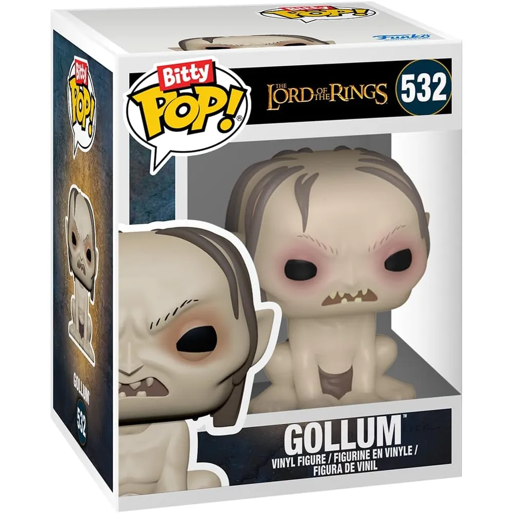 Funko Pop | Pack 4 Bitty de El Señor de los Anillos (Frodo, Gandalf, Gollum y figura sorpresa)
