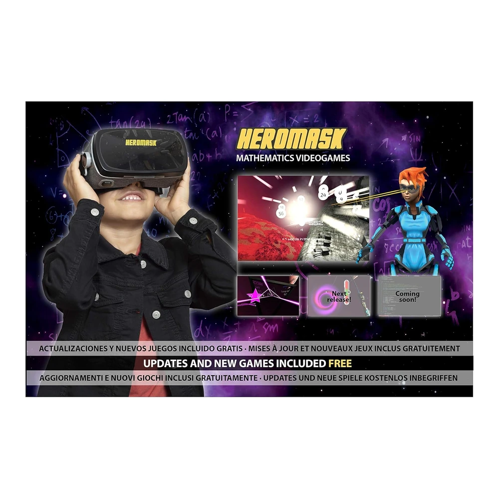 VR HEADSET + MATH GAMES REALIDAD VIRTUAL PARA APRENDIZAJE EN NIÑOS DE PRIMARIA