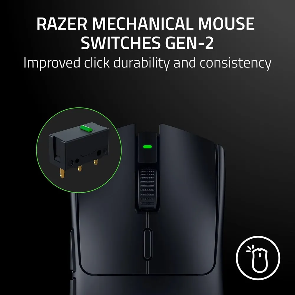 MOUSE INALÁMBRICO VIPER V3 HYPERSPEED RAZER | CLASSIC BLACK
