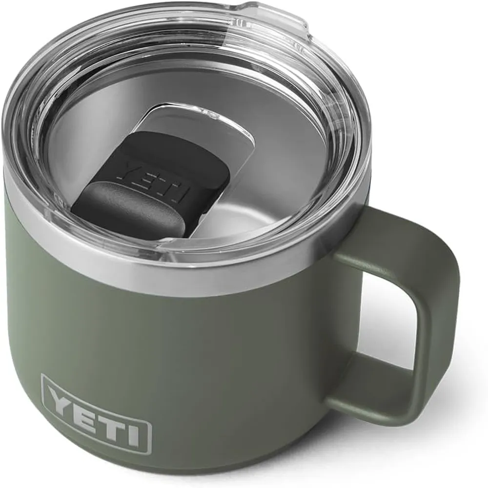 YETI Rambler Taza Apilable con Tapa Magslider de 14 oz | Verde Militar