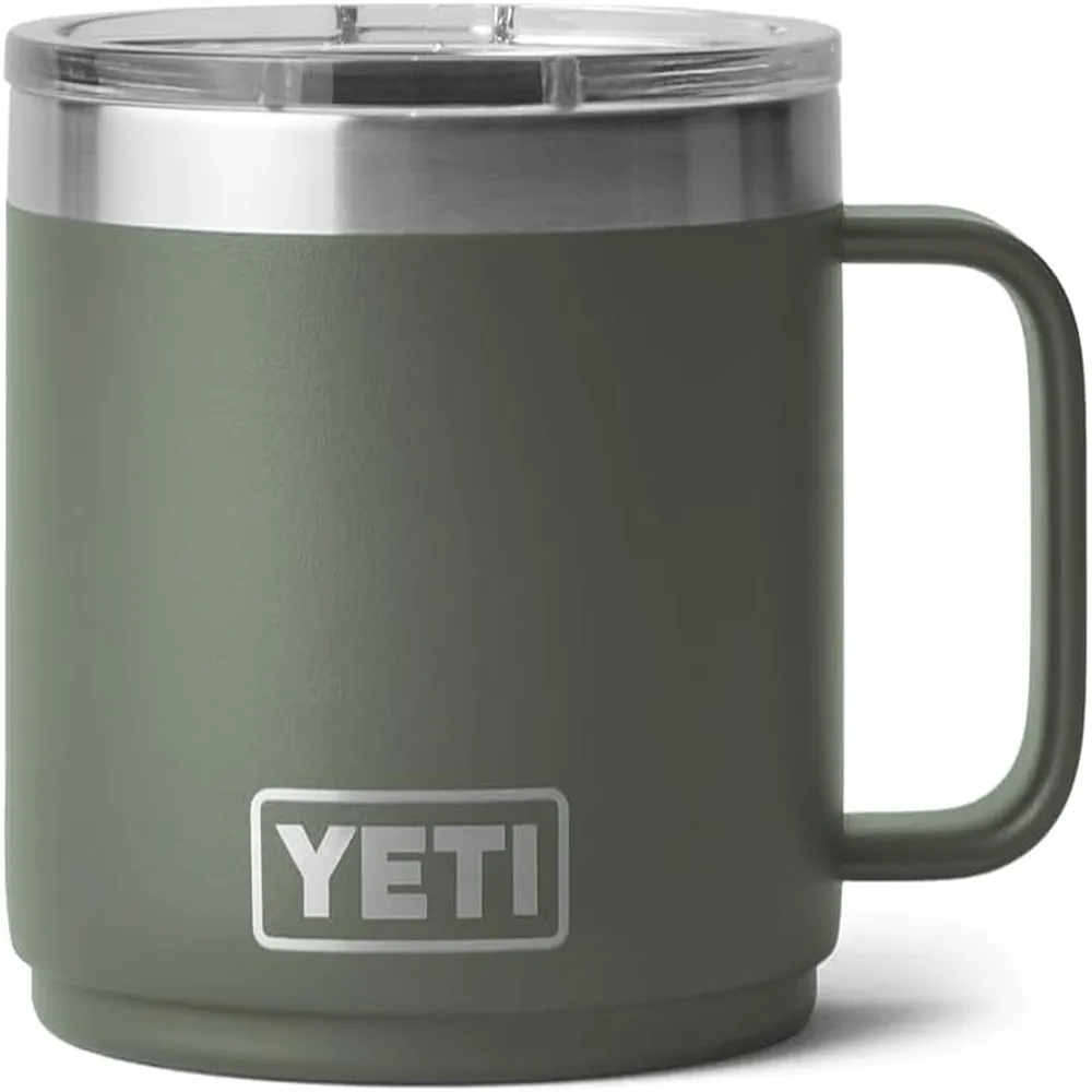 YETI Rambler Taza Apilable con Tapa Magslider de 14 oz | Verde Militar