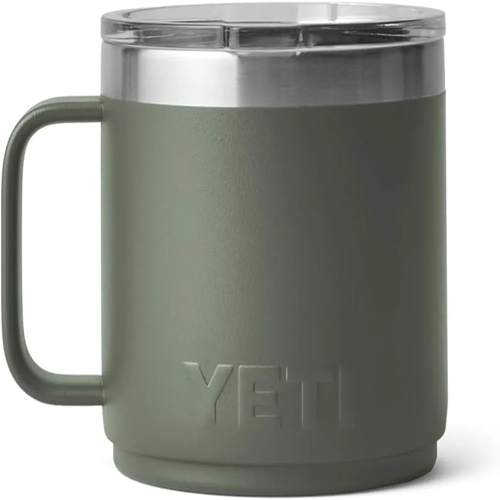 YETI Rambler Taza Apilable con Tapa Magslider de 14 oz | Verde Militar