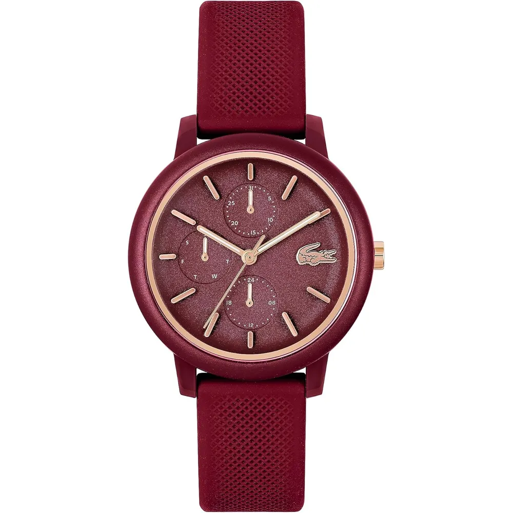 RELOJ LACOSTE 12.12 MULTIFUNCIÓN MUJER - BURGUNDY