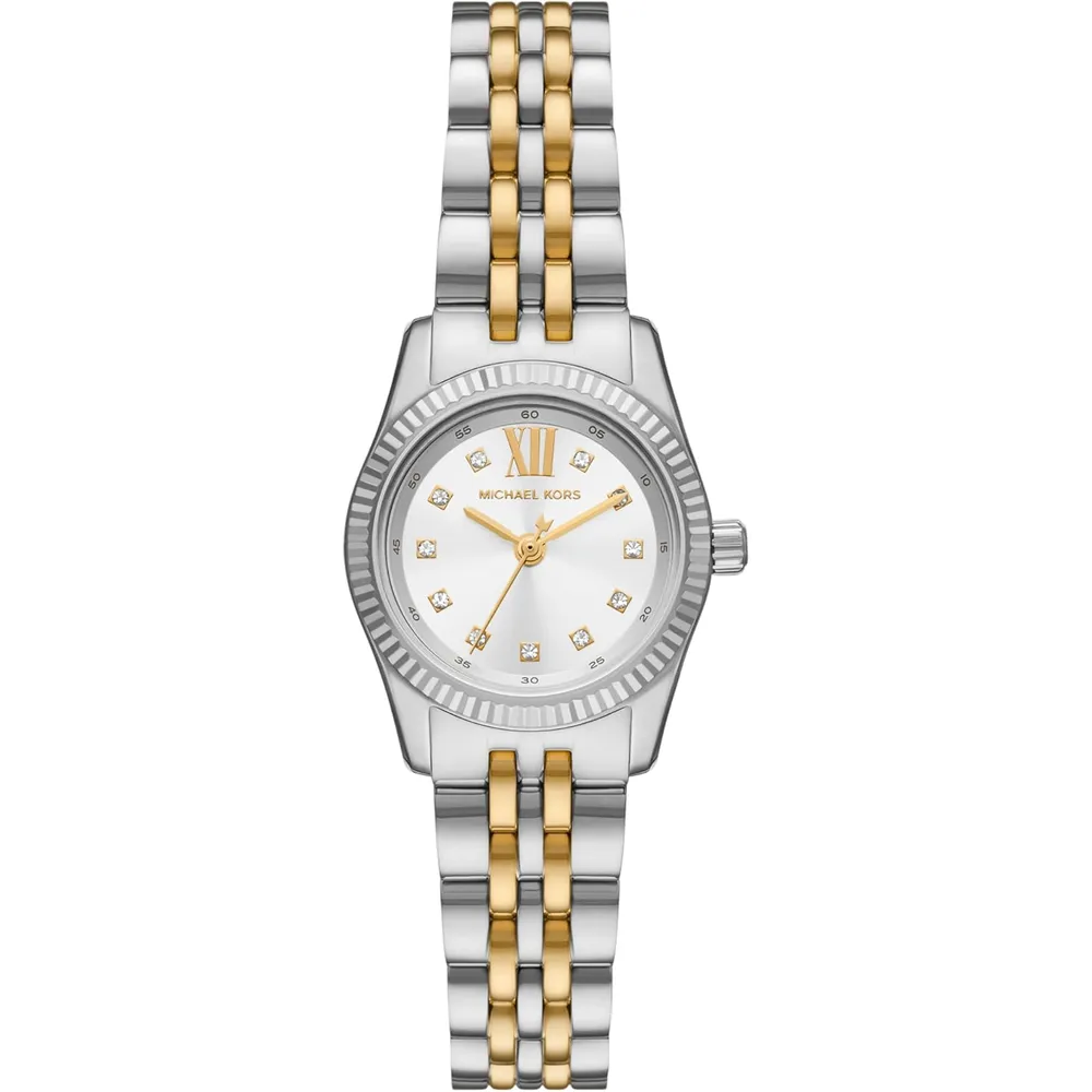 Michael Kors MK4739 reloj Lexington para mujer | 26 mm - Plata/Oro