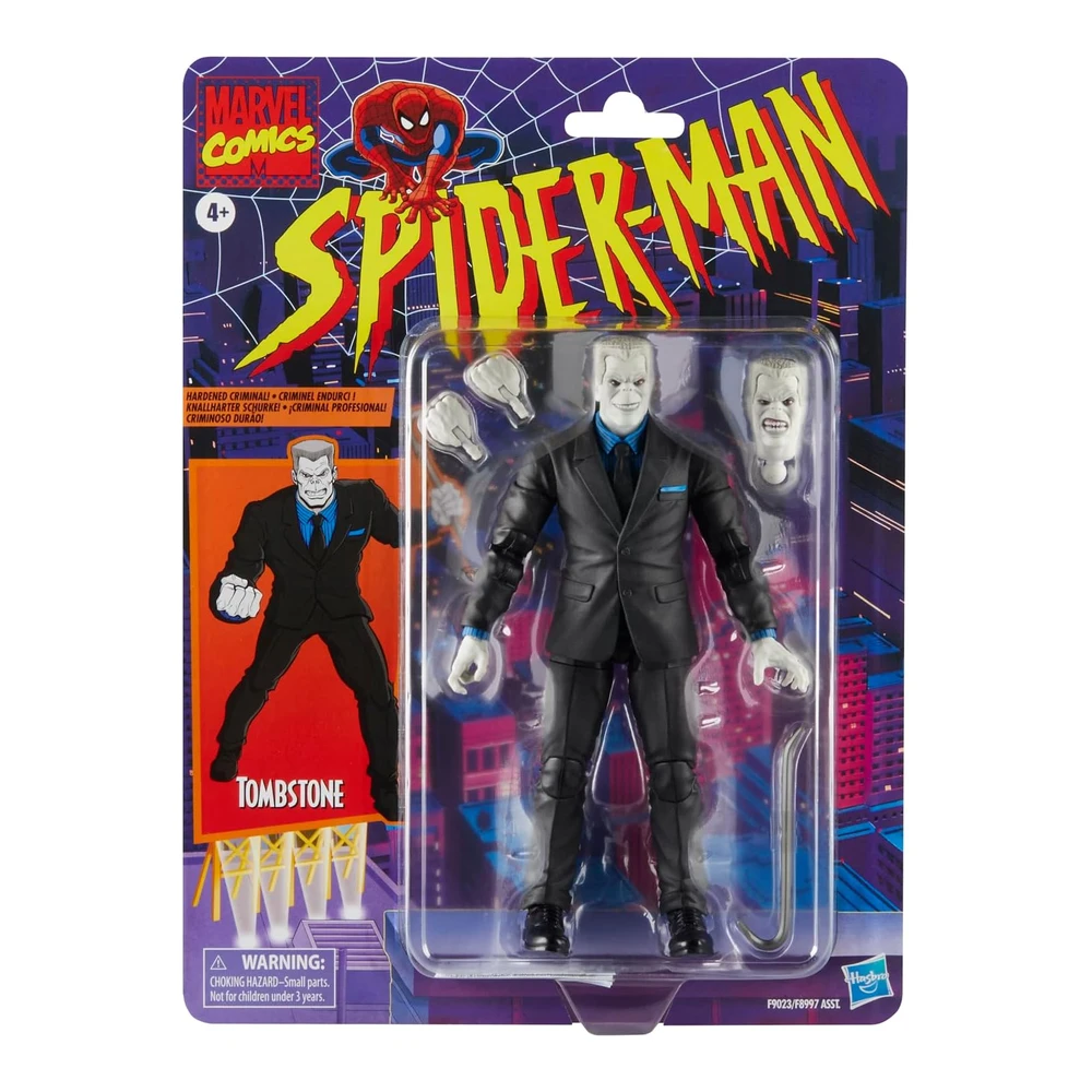 Marvel Legends Series Tombstone - Spiderman Comics Figura de Acción Coleccionable de 6"