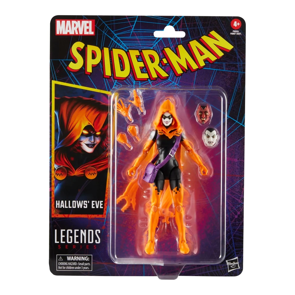 Marvel Legends Series Hallows' Eve - Spiderman Comics Figura de Acción Coleccionable de 6"