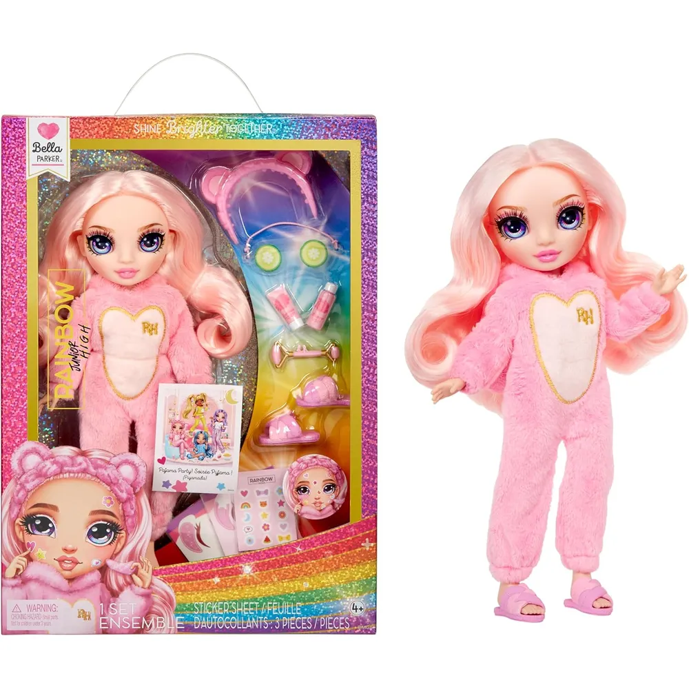 Rainbow High Jr. Pijama Party Bella muñeca