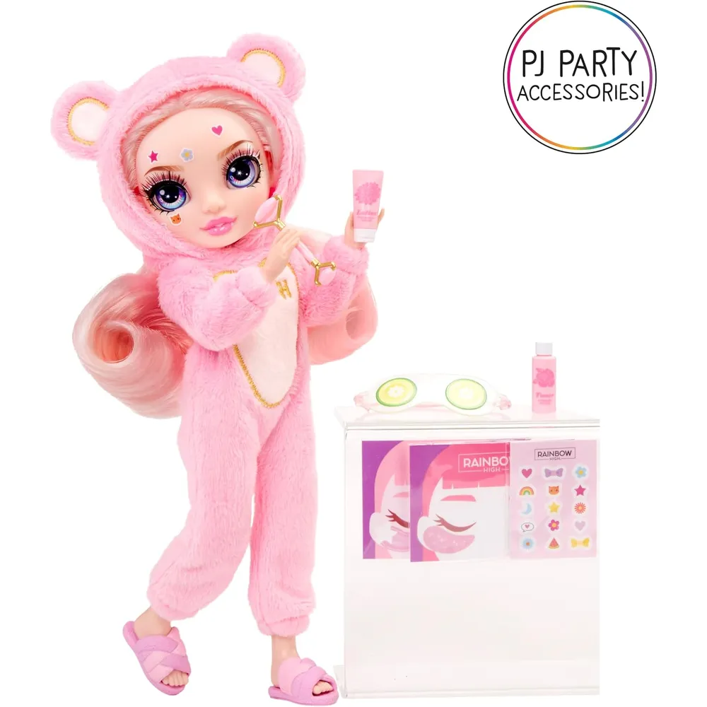 Rainbow High Jr. Pijama Party Bella muñeca