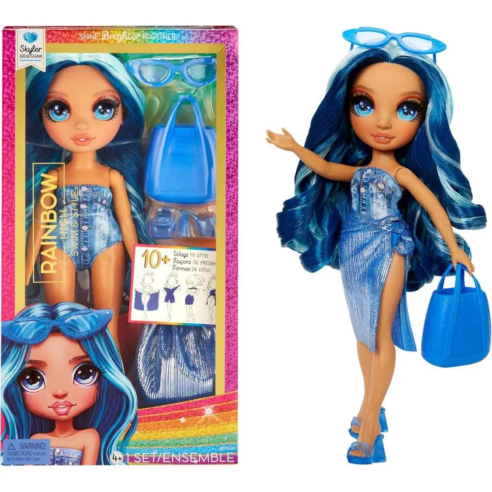 Rainbow High Swim & Style Skyler muñeca