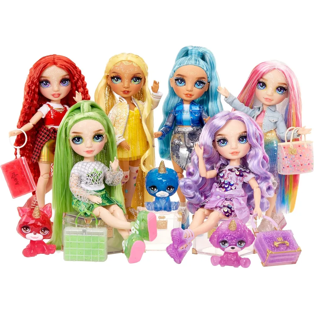 Rainbow High muñeca pelirroja con mascota