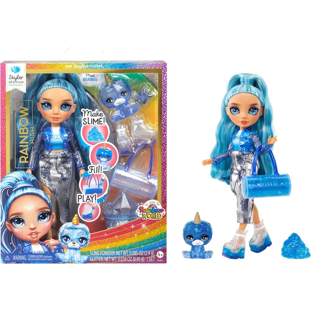 Rainbow High Skyler muñeca con mascota
