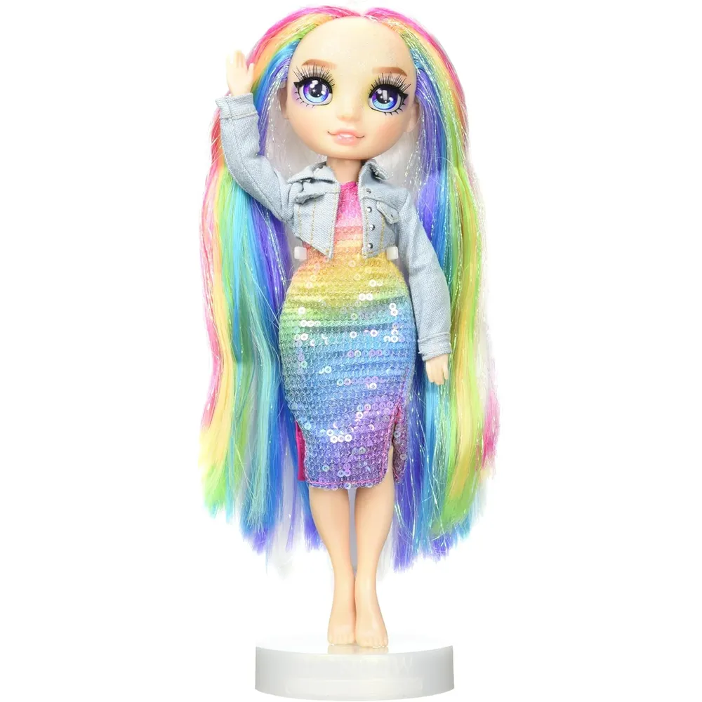 Rainbow High Amaya muñeca arcoíris con mascota