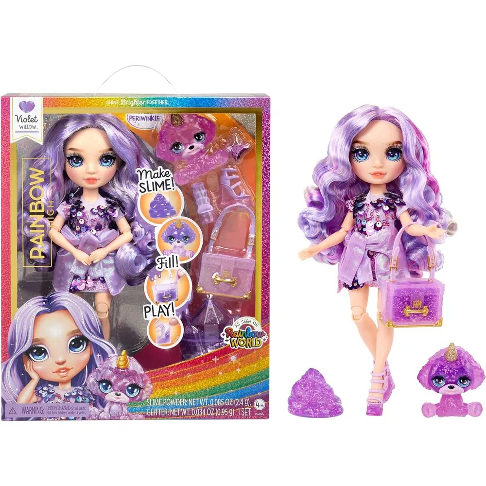 Rainbow High muñeca con mascota
